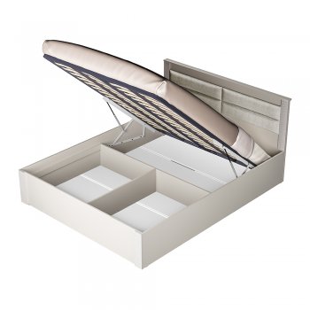 Кровать с подъемным механизмом Монако КР-16 Кашемир (БТС) в Арамиле - aramil.mebel-e96.ru