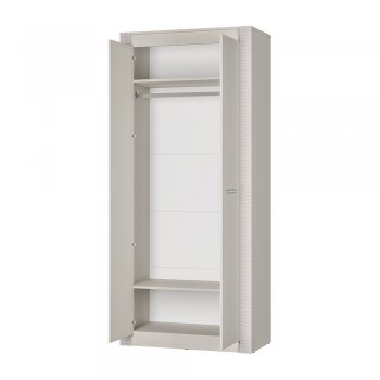 Шкаф для белья 960 мм Монако ШК-37 кашемир (БТС) в Арамиле - aramil.mebel-e96.ru