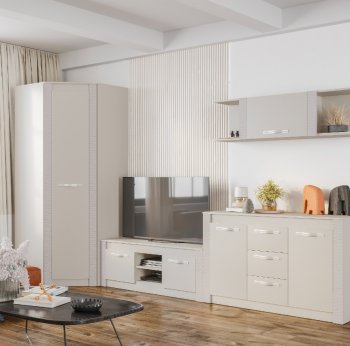 Стенка Монако Кашемир комп.2 (модульная) (БТС) в Арамиле - aramil.mebel-e96.ru