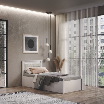 Кровать Монако КР-17 кашемир (БТС) в Арамиле - aramil.mebel-e96.ru