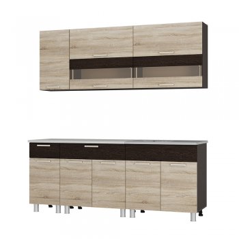 Кухонный гарнитур Монтана 2000 мм (БТС) в Арамиле - aramil.mebel-e96.ru