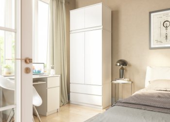 Шкаф 900 мм с антресолью Мори 900.2 (ДСВ) в Арамиле - aramil.mebel-e96.ru