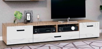 Тумба ТВ Нэнси NEW (2дв.+1ящ.) в Арамиле - aramil.mebel-e96.ru