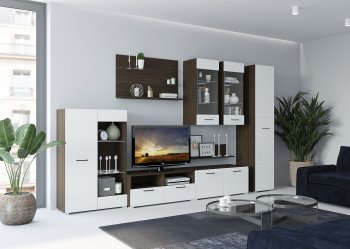 Стенка Ненси-3+ стеллаж+пенал (Гор) в Арамиле - aramil.mebel-e96.ru