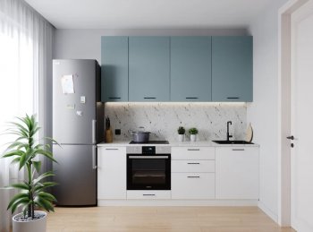 Кухонный гарнитур Ниагара 2200 мм МДФ/ЛДСП (Санвут) в Арамиле - aramil.mebel-e96.ru