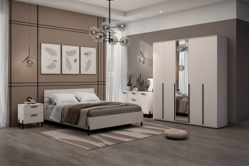 Спальный гарнитур Норден кашемир, модульный (Зарон) в Арамиле - aramil.mebel-e96.ru
