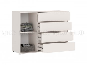 Комод 1 дверь 4 ящика (1200) Норд, кашемир (Миф) в Арамиле - aramil.mebel-e96.ru