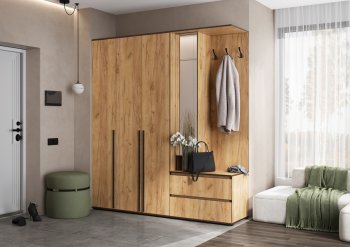 Прихожая Норд+Шкаф 1200, крафт (Миф) в Арамиле - aramil.mebel-e96.ru