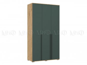 Шкаф 1200 мм 3-х ств. Норд дуб крафт/изумруд (Миф) в Арамиле - aramil.mebel-e96.ru