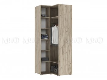 Шкаф угловой Норд крафт серый/кашемир (Миф) в Арамиле - aramil.mebel-e96.ru