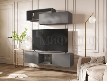 Стенка Норд-1 графит (Миф) в Арамиле - aramil.mebel-e96.ru