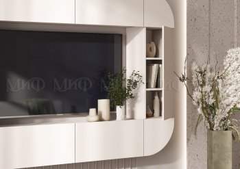 Стенка Норд (Зона ТВ), кашемир (Миф) в Арамиле - aramil.mebel-e96.ru