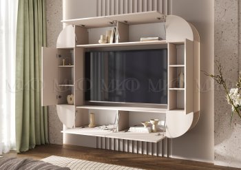 Стенка Норд (Зона ТВ), кашемир (Миф) в Арамиле - aramil.mebel-e96.ru