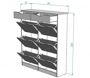 Обувница W28 (Белый) в Арамиле - aramil.mebel-e96.ru