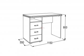 Письменный стол Ольга-13 в Арамиле - aramil.mebel-e96.ru