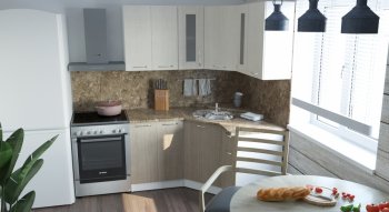 Кухонный гарнитур Ольга оптима 2 1500х1300 мм (Герда) в Арамиле - aramil.mebel-e96.ru