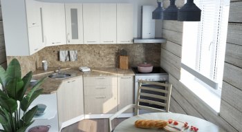 Кухонный гарнитур Ольга оптима 3 1500х1800 мм (Герда) в Арамиле - aramil.mebel-e96.ru