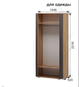 Шкаф 1000 мм для одежды Ольга-2 в Арамиле - aramil.mebel-e96.ru