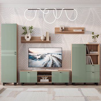 Пенал 500 мм Олива ПН-01 эвкалипт софт (БТС) в Арамиле - aramil.mebel-e96.ru