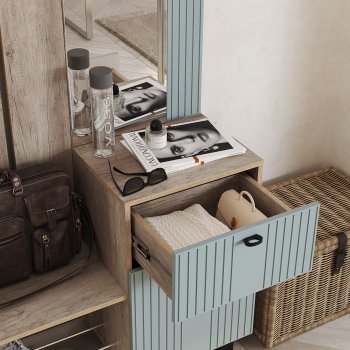 Прихожая Олива комп.1 шарли бриз (БТС) в Арамиле - aramil.mebel-e96.ru