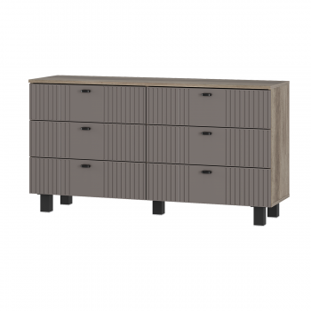 Комод Олива КМ-04 муссон софт (БТС) в Арамиле - aramil.mebel-e96.ru