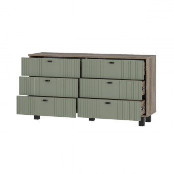 Комод Олива КМ-04 эквалипт софт (БТС) в Арамиле - aramil.mebel-e96.ru