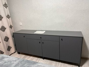 Комод Оливия графит софт (Миф) в Арамиле - aramil.mebel-e96.ru