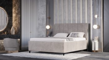Кровать с ПМ Оливия Бежевый (Лин) в Арамиле - aramil.mebel-e96.ru