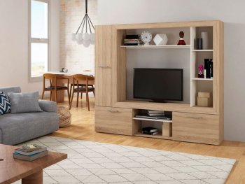 Стенка OSKAR3 дуб сонома (Генезис) в Арамиле - aramil.mebel-e96.ru