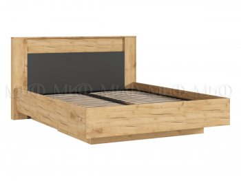 Кровать парящая Остин крафт/графит (Миф) в Арамиле - aramil.mebel-e96.ru