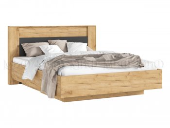 Кровать парящая Остин крафт/графит (Миф) в Арамиле - aramil.mebel-e96.ru