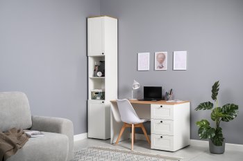 Набор детской мебели Остин белый, модульный (Моби) в Арамиле - aramil.mebel-e96.ru