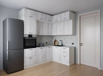 Кухонный гарнитур угловой Пайн 2200*1700 мм (Санвут) в Арамиле - aramil.mebel-e96.ru