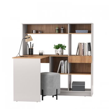 Стол письменный 89.11 Прайм угловой левый (Олмеко) в Арамиле - aramil.mebel-e96.ru