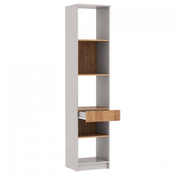 Стеллаж 89.21 Прайм (высокий с ящиком) (Олмеко) в Арамиле - aramil.mebel-e96.ru