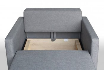 Кресло-кровать Реал 80 с подлокотниками (Графит) в Арамиле - aramil.mebel-e96.ru
