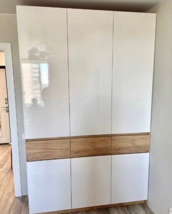 Спальный гарнитур Роджина крафт/белый, модульный (Миф) в Арамиле - aramil.mebel-e96.ru