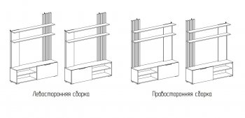 Стенка Роджина крафт/белый гл. (Миф) в Арамиле - aramil.mebel-e96.ru