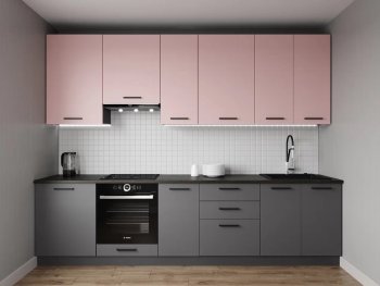 Кухонный гарнитур высокий Роза 3000 мм (Санвут) в Арамиле - aramil.mebel-e96.ru