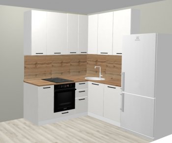 Кухонный гарнитур угловой 2000*1400 мм (Санвут) в Арамиле - aramil.mebel-e96.ru