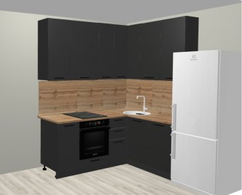 Кухонный гарнитур угловой 2000*1400 мм (Санвут) в Арамиле - aramil.mebel-e96.ru