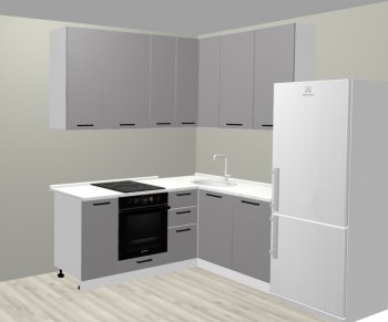 Кухонный гарнитур угловой 2000*1400 мм (Санвут) в Арамиле - aramil.mebel-e96.ru