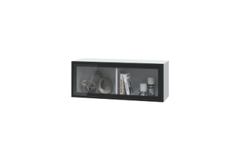Шкаф горизонтальный с 1 стеклянной дверкой (900) Шарлиз (Можга) в Арамиле - aramil.mebel-e96.ru