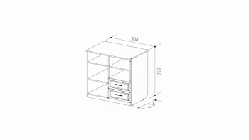 Шкаф комбинированный В-3 ШиК-7 (Уголок Школьника 2) в Арамиле - aramil.mebel-e96.ru