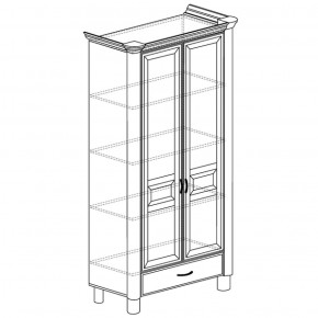 Шкаф 2-дверный Элли 571 (Яна) в Арамиле - aramil.mebel-e96.ru