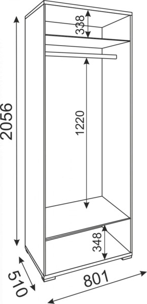 Шкаф 2-х дверный Тиффани М01 (Риннер) в Арамиле - aramil.mebel-e96.ru