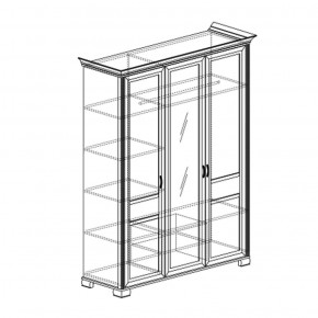 Шкаф 3-дверный Флора 900 (Яна) в Арамиле - aramil.mebel-e96.ru