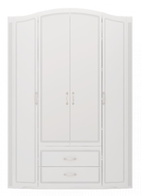 Шкаф для одежды 4-х дв.с ящиками Виктория 2  без зеркал в Арамиле - aramil.mebel-e96.ru