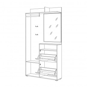 Шкаф комбинированный 10.13 Темпо в Арамиле - aramil.mebel-e96.ru