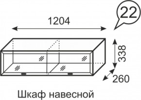 Шкаф навесной Венеция 22 бодега в Арамиле - aramil.mebel-e96.ru